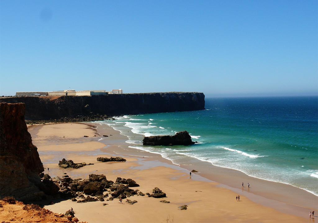Parque De Campismo Orbitur Sagres Hotel Bagian luar foto
